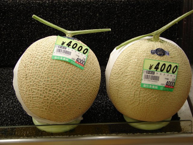 Melones de 40 dólares